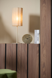 1884824 | Tafellamp Ø20x70 cm FRINGE - naturel/crème | Vtwonen by Light & Living
