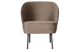800748-K | Vogue fauteuil - fluweel Khaki | BePureHome