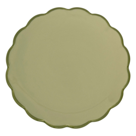 108339 | UNC Good Morning plate sculpted - pale green | Urban Nature Culture