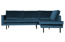 800971-45 | Rodeo hoekbank rechts - velvet blue | BePureHome