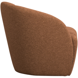 377518-RM/377469-RM | Mojo 2-zits bankje (links of rechts) - boucle roestbruin melange| WOOOD