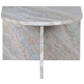 801413-N | Xhail ovaal bijzettafel - marmer naturel | BePureHome