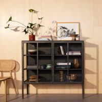 Vitrinekast Kentucky  - Zwart | New Routz