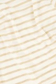 Pofmouw top gestreept - off white/ecru | Zusss 