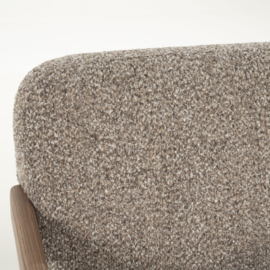 96317 | Fauteuil Francis - taupe Flou | Eleonora