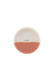 Dipschaaltje love - wit/roze | Zusss 