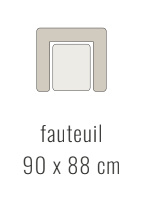 Fauteuil - Tessa 90x88 cm | Sevn