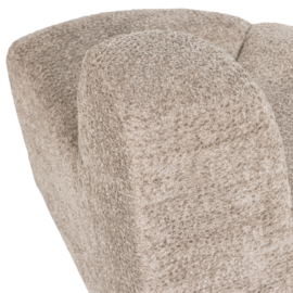 377901- WD | Mojo eetbank hoek rond rugleuning - wollig donkerzand | WOOOD