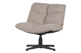 377118-Z | Vinny draaifauteuil - Bouclé zand | WOOOD Exclusive