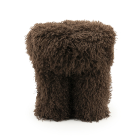 250239 | Poef Doodly - dark brown | By-Boo