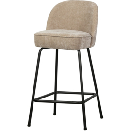 800294-SA | Vogue barstoel 65cm - 3D Chenille sand | BePureHome