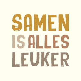 TE2924 | Tegeltje samen is alles leuker | HomeBound by KY