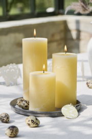 78023-04 | Rustic candle - lemonade Ø:6.8 H:10 | Ib Laursen 