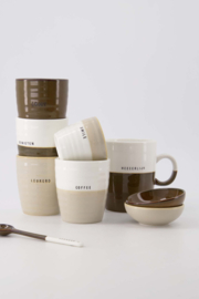 Espressomok smile - zand/wit | Zusss 