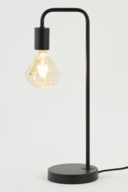 1818112 | Tafellamp 20x15x50 cm CODY mat zwart incl lamp | Light & Living