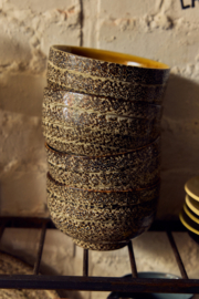 KST0356 | 70s ceramics: noodle bowls, brew variation (set of 4) | HKliving - Medio oktober verwacht!