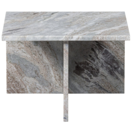801414-N | Xhail rechthoek bijzettafel - marmer naturel | BePureHome