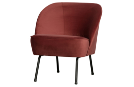 800748-C | Vogue fauteuil - fluweel chestnut | BePureHome