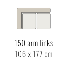 150 arm links - Tori 106x177 cm | Sevn