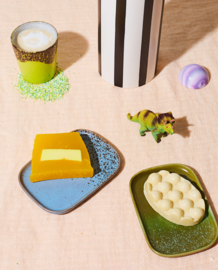 ACE7122 | 70s ceramics: small trays, atlas (set of 2) | HKliving 