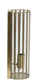 3120718 | Wandlamp STRØBY 13x13x41 cm - antiek brons | Light & Living