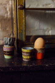 KST0347 | 70s ceramics: egg cups, bright (set of 4) | HKliving - Medio oktober verwacht!