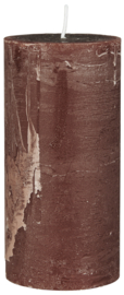 78024-70 | Rustic candle - rust Ø:6.8 H:14 | Ib Laursen 
