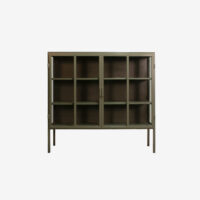 Vitrinekast Kentucky  - Olijfgroen | New Routz