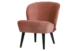 375690-31 | Sara fauteuil - fluweel oud roze | WOOOD