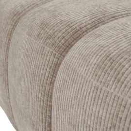 377461-D | Mojo eetbank 164cm - ribstof donkerzand | WOOOD