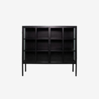Vitrinekast Kentucky  - Zwart | New Routz