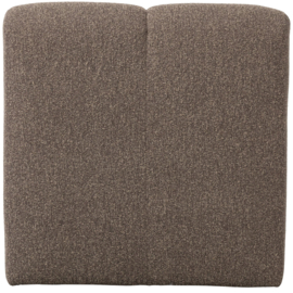 377519-BM | Mojo eetbank met rugleuning 84cm - bouclé bruin melange | WOOOD