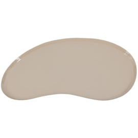 DB1390 | Metalen dienblad kidney L - glossy sand | HomeBound by KY