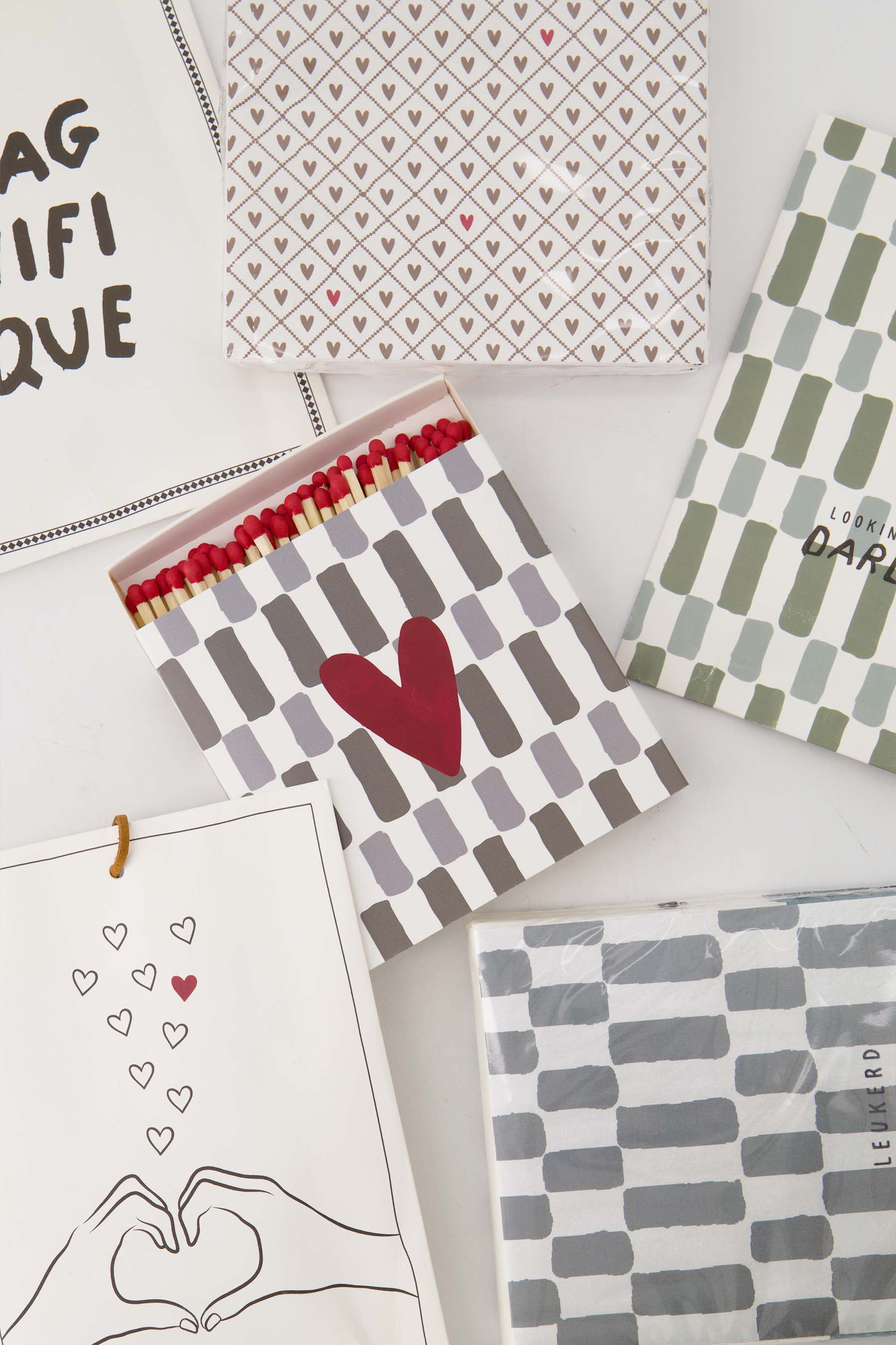  Geurzakje hartjes - wit/zwart | Zusss 