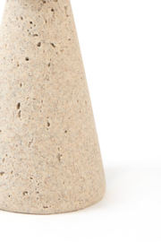 6088182 | Kandelaar Ø9,5x20 cm MALOPI - zand | Light & Living