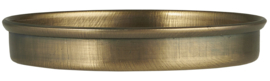 5934-17 | Candle tray w/edge Ø8 - antique brass | Ib Laursen