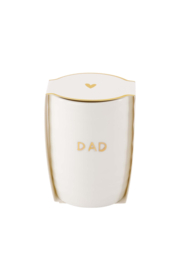Koffiemok dad - wit/goud | Zusss 