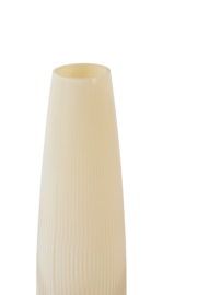 5796343 | Vaas deco Ø15x49,5 cm FARENZO - crème | Light & Living