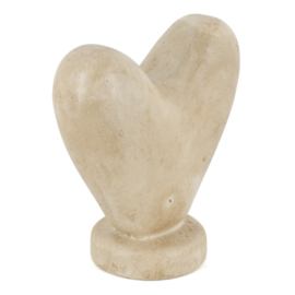 AS7459 | Aardewerk ornament heart L | HomeBound by KY