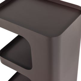 377999-D | Vire bijzettafel - metaal donkerbruin | WOOOD