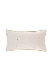 Kussen love like adore 60x30cm - ecru/antracietgrijs | Zusss 