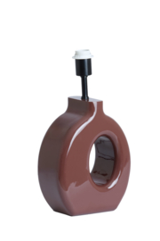 1743379 | Lampvoet 23,5x12x42,5 cm KANTI - burgundy | Light & Living