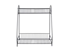 PT3844BK | Kitchen rack Tidy - matt black | Present Time