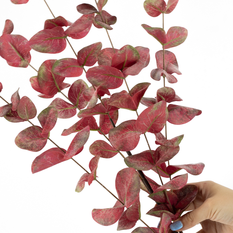 BZ1174 | Kunsttak eucalyptus 100cm - burgundy | HomeBound by KY