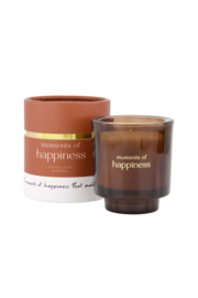 Geurkaars in koker moments of happiness - bruin/wit/goud | Zusss - Binnenkort verwacht!