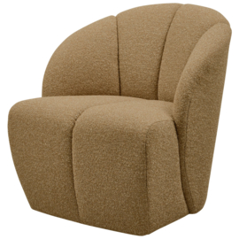 377463-GM | Mojo draaifauteuil - bouclé geel/bruin melange | WOOOD