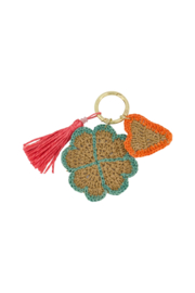 Sleutelhanger klavertje - multicolor | Zusss