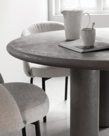 SC 180764 | Eettafel Clio rond 140 - Pepper  | DTP Home