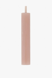 4 rustieke kaarsjes 12cm - terra roze | Zusss 