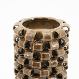 250306 | Vase Loopa 1 - brown | By-Boo